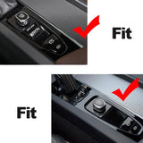 Center Console Chrome Trim Cover for Volvo XC90 2015+ Car Interior Accessory LINGLUYANG