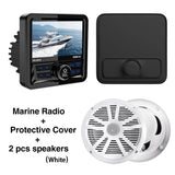 Waterproof Square MP5 Marine Stereo Radio for RV and Boat