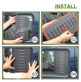 Aluminum Rear Window Trim Cover for Suzuki Jimny 2019 Car Interior Accessory HEBE