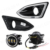 LED Fog Lights with DRL for Ford Edge 2015-2018 Car Interior Accessory MAGIC COLORM