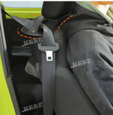 Universal Leather Seat Belt Support for Car Interior
