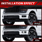 LED Fog Lamp Assembly with DRL for Ford F-150 2024-2025 Car Interior Accessory MAGIC COLORM