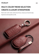 Leather Car Key Case Cover For GAC Trumpchi GA6 SGS7 GA4 GS5 GS3 GS4 GM8 GA3 Legend GS8 Empow J14 J15 J16 J11 J12 J13 Keychain