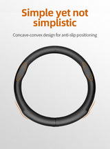 Leather Steering Wheel Cover for Cadillac CTS 2013 Car Interior Accessory Hocasen