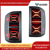LED Tail Lights for Chevy Silverado 2014-2019 LED Ambient Light Vland