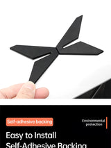 For Xpeng G6 2023 2024 2025 Xiaopeng G6 Black Badge Front Rear Badge Blackened Modification Accessories