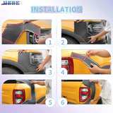 Fender Corner Guards Trim Wrap for Ford Bronco Sport 2021-2026 Car Interior Accessory HEBE