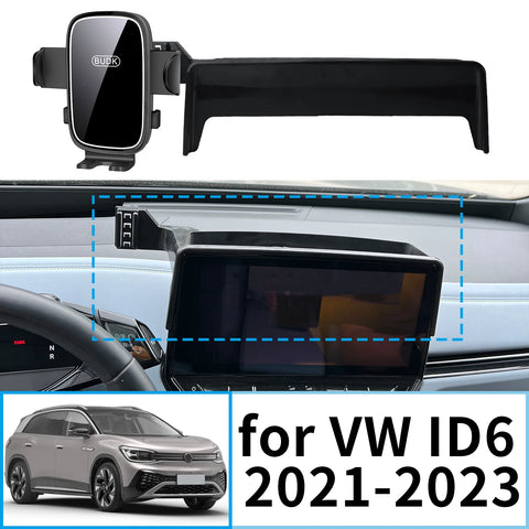 Wireless Charging Clip-On Phone Holder for VW ID6 2021–2023 Car Phone Holder OEM