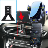 Smart Wireless Charging Phone Holder for Hyundai Santa Fe 2019-2023 Car Phone Holder CATUSIKI