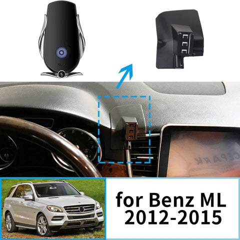 360-Degree Smart Phone Mount for Mercedes Benz ML 2012–2015 Car Phone Holder CATUSIKI