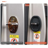 Silicone Door Lock Cover For Leopard 8 Car Interior Accessory NONE