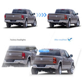 LED Tail Lights with Red Sequential Signal for Ram 09-18 Car Interior Accessory Vland