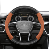 Carbon Fiber Suede Wheel Cover for Audi A4 B8 A5 S5