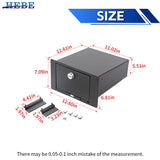 Rear Seat Lockable Storage Box for Jeep Wrangler JK JL Car Interior Accessory HEBE