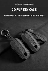 Suede Car Key Case Cover for Porsche Cars Car Key Case OEM