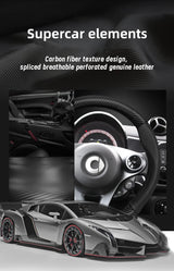 Breathable Carbon Fiber Leather Cover for Smart Car Interior Accessory Hocasen
