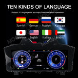 Digital LCD Instrument Cluster for Jaguar XF 2010–2020 Android Head Unit Aotsr