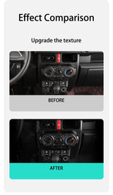 Carbon Fiber Center Console Trim for Suzuki Jimny