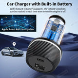 GPS Car Charger Locator for Apple Find My App Car Interior Accessory AKAMATE