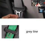 Suede Seat Belt Buckle Protector Cover Universal Fit Car Interior Accessory LINGLUYANG 1pcs grey ling