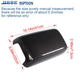Armrest Trim Cover Carbon Fiber for Dodge Charger/300 Car Interior Accessory HEBE