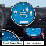 For BMW MINI Cooper J01 J05 F66 F65 Car Central Control Screen Cover Navigation Screen Protector Strip Car Central Control Sc