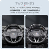 Snap-On Carbon Fiber Wheel Cover for Buick Encore Car Interior Accessory Hocasen