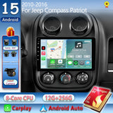 2K QLED Android Head Unit for Jeep Compass Patriot 2010–2016 Android Head Unit RSNAVI