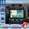2K QLED Android Head Unit for Jeep Compass Patriot 2010–2016