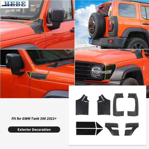 ABS Cover Trim Set for GWM Tank 300 2021-2025 Car Interior Accessory HEBE