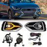DRL Fog Turn Signal Lights for Hyundai Accent 2018