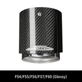 Carbon Fiber Stainless Muffler Trim Mini Cooper