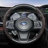 Breathable Faux Leather Steering Wheel Cover for Subaru