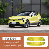 Rear Wheel Mudguards Anti-Splash for Volvo EX30 Car Interior Accessory LINGLUYANG Yingyan Yellow
