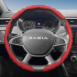Breathable Wave-Shaped Steering Wheel Cover for Dacia
