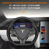 Carbon Fiber Leather Cover for Tesla Model 3 Y X S