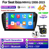 9in Android Head Unit GPS for Seat Ibiza MK4 08-15