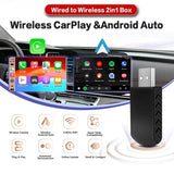 2-in-1 Wireless CarPlay and Android Auto Adapter for Cars CarPlay Adapter OEM