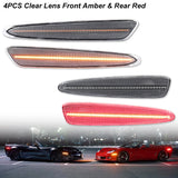 LED Side Marker Smoked Lens for Chevy Corvette C6 2005-2013