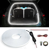5M Flexible LED Trunk Strip Light for Tesla Model 3 LED Ambient Light MAGIC COLORM White