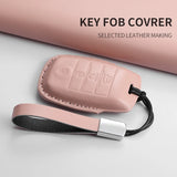 Leather Car Key Case Cover Shell Car Interior Accessory OEM