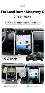 15.6" Android 14 Multimedia System for Land Rover Discovery 5