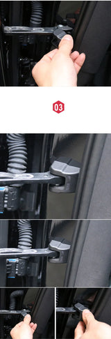 Car Door Stopper Covers ABS for Volvo S60 V60 XC60 Car Interior Accessory LINGLUYANG