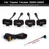 4PCS Amber Grille Lights for Toyota Tacoma 2020-2022 LED Ambient Light MAGIC COLORM