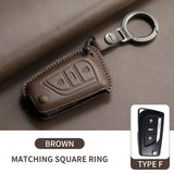 Genuine Leather Car Key Case Cover For Toyota Auris Verso Yaris Scion Aygo Corolla Reiz Avensis Rav4 Levin Camry