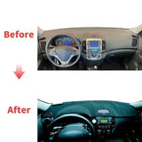 Polyester Dashboard Sunshade Cover for Hyundai Elantra 2007-2010 Dashboard Mat CATUSIKI