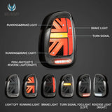 LED Tail Lights with Sequential Signal for Mini Countryman Car Interior Accessory Vland