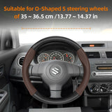 Breathable Carbon Fiber Leather Wheel for Suzuki