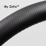 For Leapmotor T03 2024 2025 2026 Car Leather Car Steering Wheel Cover Wrap Non-slip Decoration Frame All Seasons Accessories