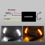 LED Fog Lights DRL for Hyundai Elantra 2016-2018 Car Interior Accessory MAGIC COLORM